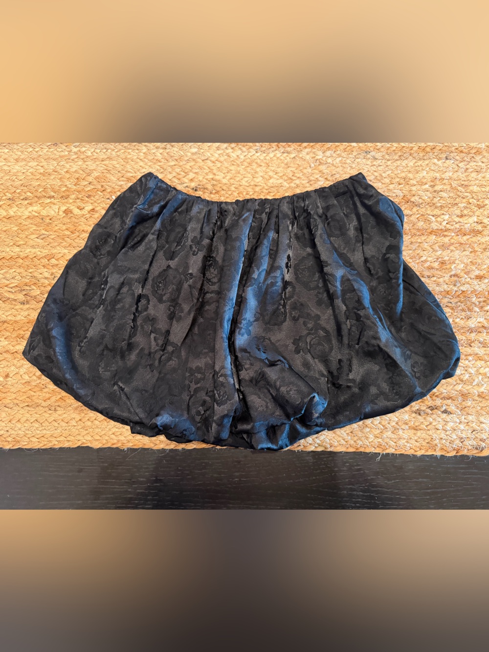 Art Class Girl's Black Floral Bubble
Skirt